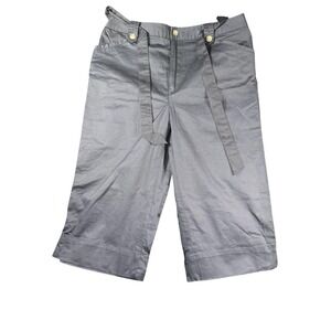 White Stag Pants Womens 8 Stretch Cropped Capri Casual Pockets Comfort